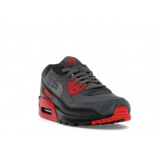 Nike Air Max 90 Smoke Grey Fire Red