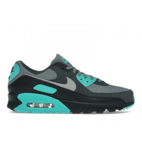 Кроссы Nike Air Max 90 Cool Grey Dusty Cactus Black Wolf Grey - мужская сетка размеров