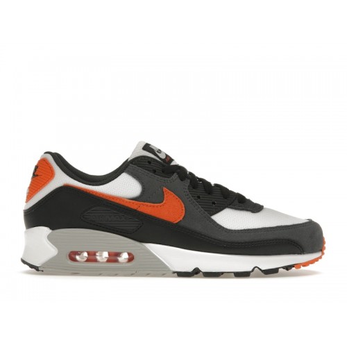 Кроссы Nike Air Max 90 White Starfish Black - мужская сетка размеров