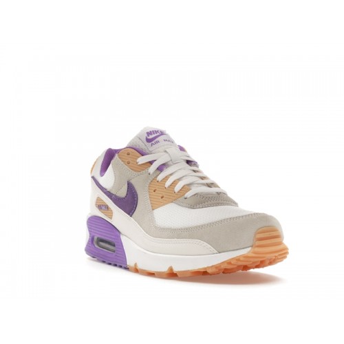 Кроссы Nike Air Max 90 Action Grape Citron - мужская сетка размеров