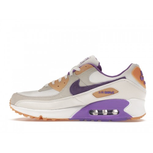 Кроссы Nike Air Max 90 Action Grape Citron - мужская сетка размеров