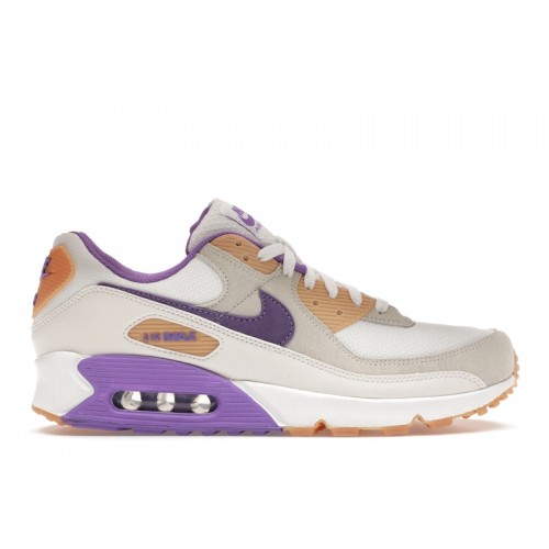 Кроссы Nike Air Max 90 Action Grape Citron - мужская сетка размеров