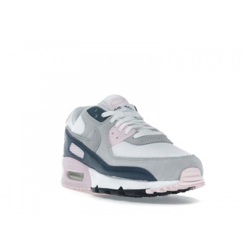 Кроссы Nike Air Max 90 Pink Foam Armory Navy - мужская сетка размеров