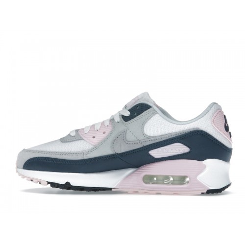 Кроссы Nike Air Max 90 Pink Foam Armory Navy - мужская сетка размеров