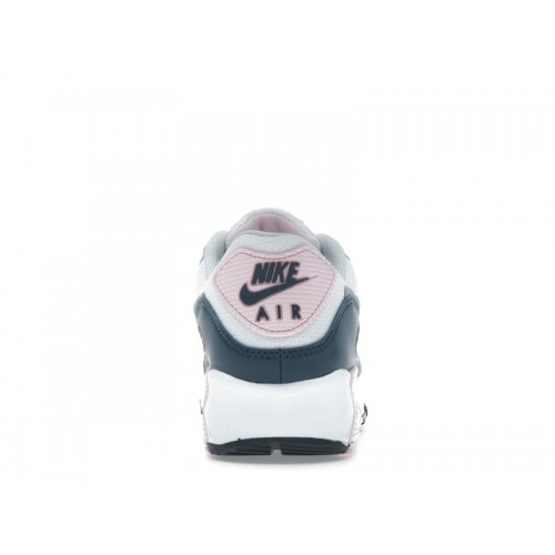Кроссы Nike Air Max 90 Pink Foam Armory Navy - мужская сетка размеров