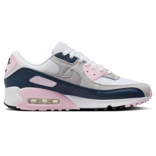 Кроссы Nike Air Max 90 Pink Foam Armory Navy - мужская сетка размеров