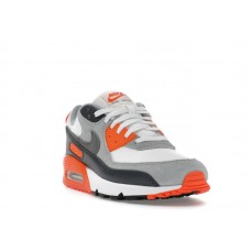 Nike Air Max 90 Summit White Safety Orange Dark Smoke Grey Smoke Grey