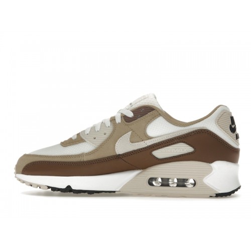 Кроссы Nike Air Max 90 Summit White Khaki - мужская сетка размеров