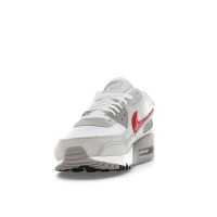 Nike Air Max 90 White College Grey Vast Grey University Red