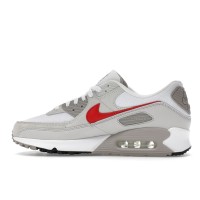 Nike Air Max 90 White College Grey Vast Grey University Red
