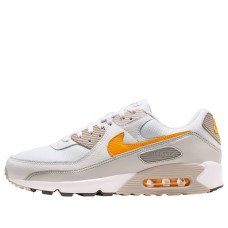 Nike Air Max 90 White College Grey Laser Orange