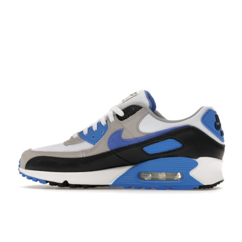 Nike Air Max 90 White Blue Crystal - мужская сетка размеров