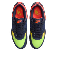 Nike Air Max 90 Blackened Blue Lemon Venom Hyper Crimson Gradient