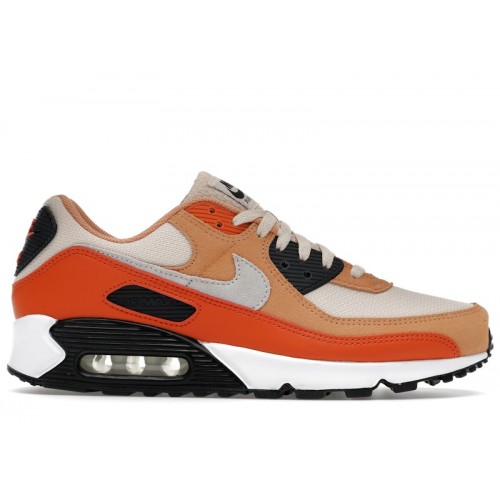 Nike Air Max 90 Campfire Orange - мужская сетка размеров