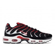 Кроссовки Nike Air Max Plus Black White University Red (2022)