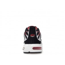 Nike Air Max Plus Black White University Red