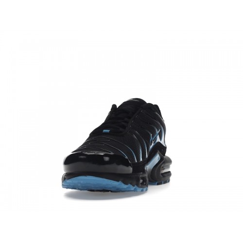 Кроссы Nike Air Max Plus Black University Blue (2022) - мужская сетка размеров