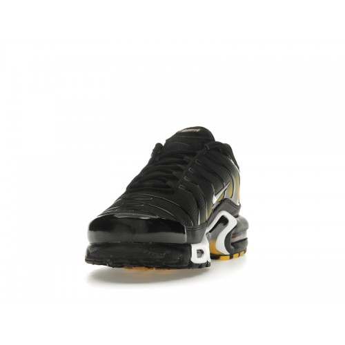 Nike Air Max Plus Black University Gold - мужская сетка размеров