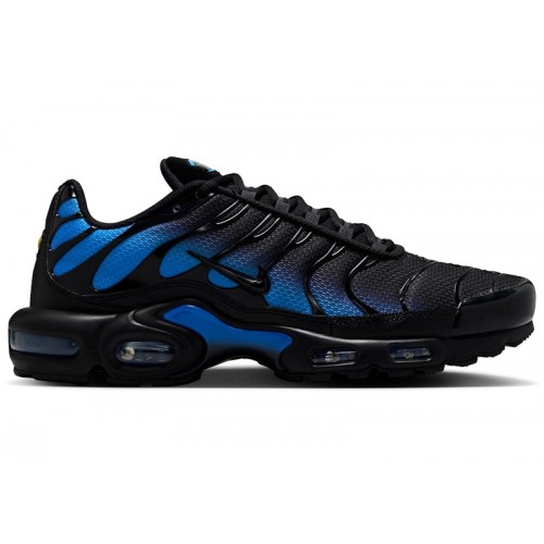 Nike Air Max Plus Black Blue Crystal - мужская сетка размеров