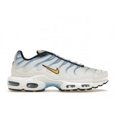 Кроссовки Nike Air Max Plus White University Blue Gold