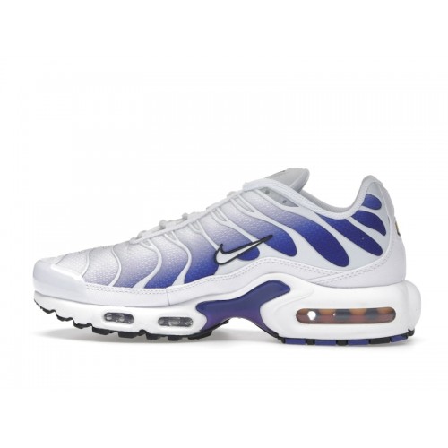 Nike Air Max Plus White Deep Night - мужская сетка размеров