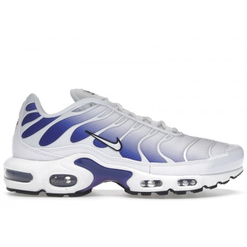 Nike Air Max Plus White Deep Night - мужская сетка размеров