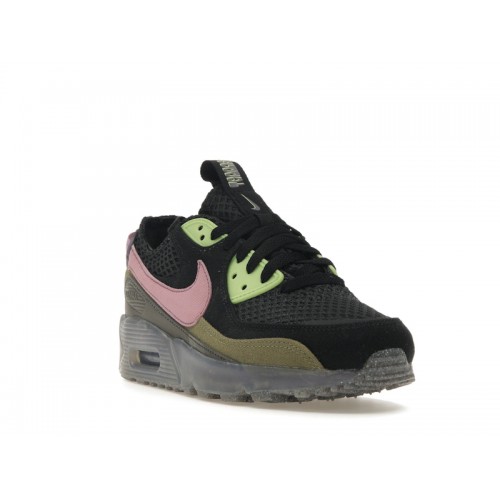 Кроссы Nike Air Max 90 Terrascape Black Elemental Pink - мужская сетка размеров