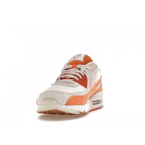 Кроссы Nike Air Max 90 Sun Club Tan Orange - мужская сетка размеров