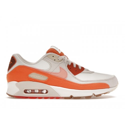 Кроссы Nike Air Max 90 Sun Club Tan Orange - мужская сетка размеров