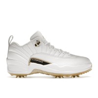 Кроссовки Jordan 12 Golf Metallic Gold