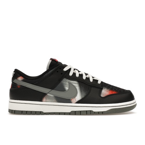 Кроссы Nike Dunk Low Graffiti Black Red - мужская сетка размеров