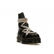 Dr. Martens 1460 Quad Leather Sole Pentagram Wrap Lace Boot Rick Owens Black