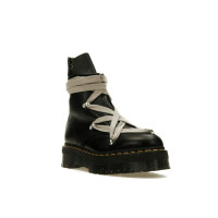 Dr. Martens 1460 Quad Leather Sole Pentagram Wrap Lace Boot Rick Owens Black