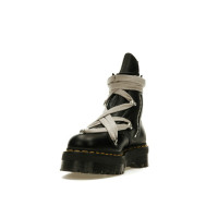Dr. Martens 1460 Quad Leather Sole Pentagram Wrap Lace Boot Rick Owens Black