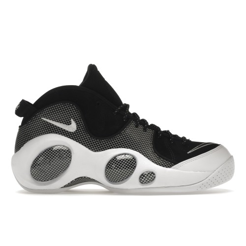 Кроссы Nike Air Zoom Flight 95 OG Black Metallic Silver (2022) - мужская сетка размеров