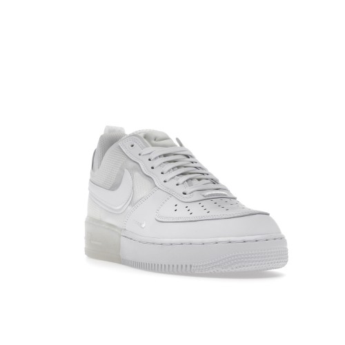 Кроссы Nike Air Force 1 React Triple White - мужская сетка размеров