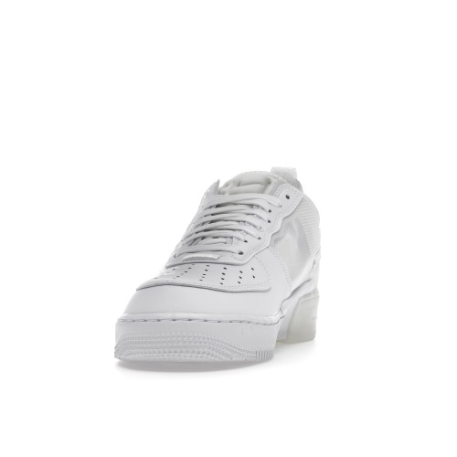 Кроссы Nike Air Force 1 React Triple White - мужская сетка размеров
