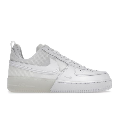 Кроссы Nike Air Force 1 React Triple White - мужская сетка размеров