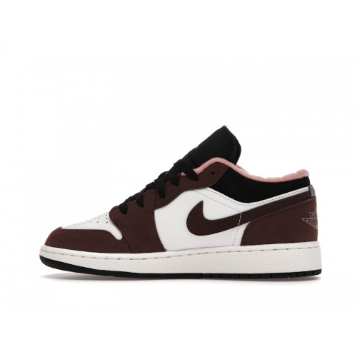 Кроссы Jordan 1 Low Mocha (GS) - подростковая сетка размеров