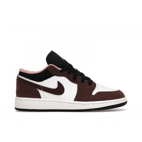 Кроссы Jordan 1 Low Mocha (GS) - подростковая сетка размеров