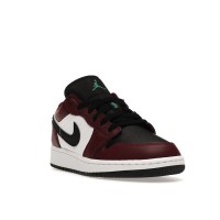 Подростковые Jordan 1 Low SE Dark Beetroot Roma Green (GS)
