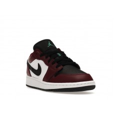 Подростковые Jordan 1 Low SE Dark Beetroot Roma Green (GS)