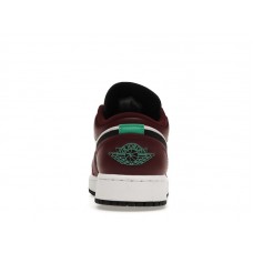 Подростковые Jordan 1 Low SE Dark Beetroot Roma Green (GS)