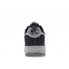 Кроссовки Nike Air Force 1 Low Crater Flyknit Black White Melange