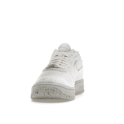 Кроссы Nike Air Force 1 Low Crater Flyknit White Platinum Tint - мужская сетка размеров
