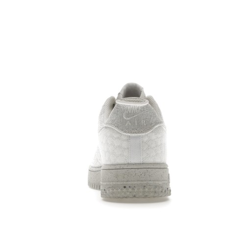 Кроссы Nike Air Force 1 Low Crater Flyknit White Platinum Tint - мужская сетка размеров