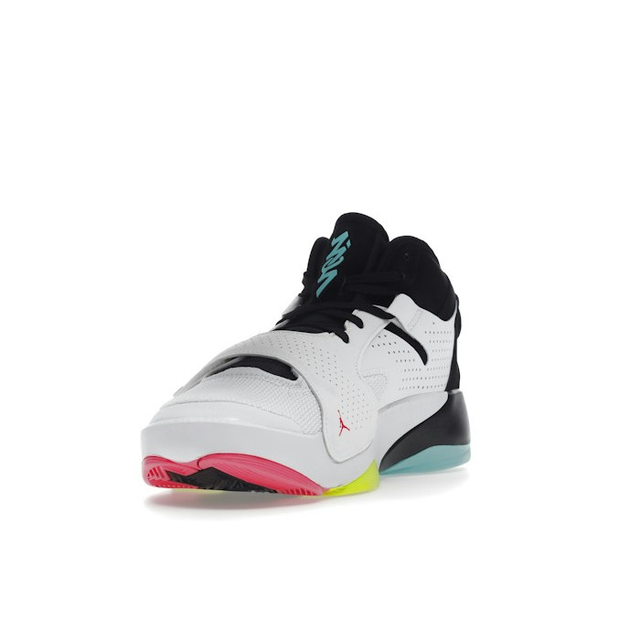 Jordan Zion 2 White Volt Dynamic Turquoise - мужская сетка размеров Jordan Zion 2 White Volt Dynamic Turquoise - мужская сетка размеров