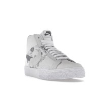 Кроссовки Nike SB Zoom Blazer Mid Premium Floral White Grey