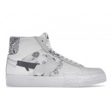 Кроссовки Nike SB Zoom Blazer Mid Premium Floral White Grey