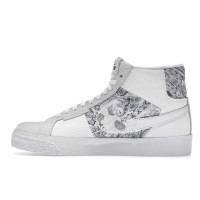 Кроссовки Nike SB Zoom Blazer Mid Premium Floral White Grey